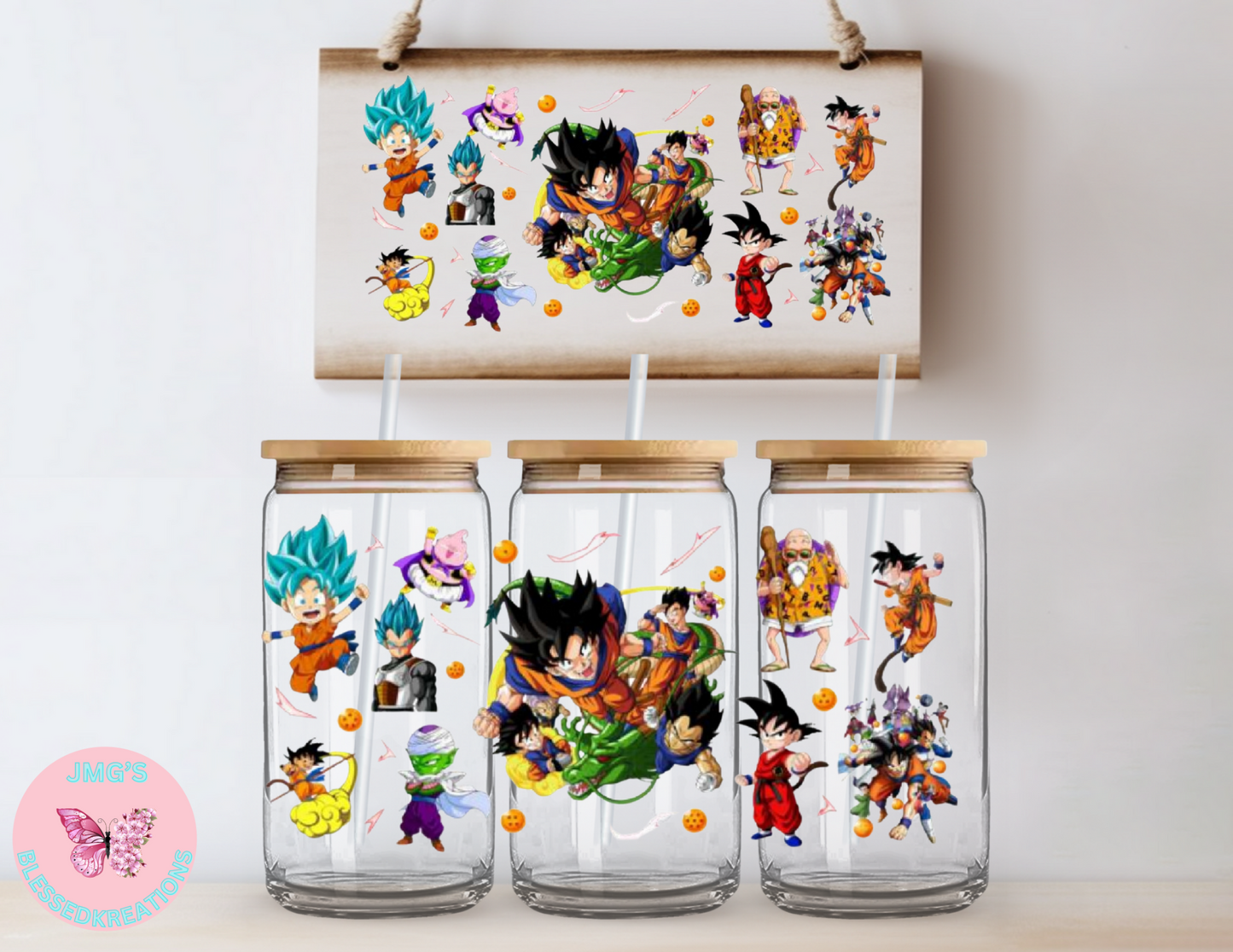 16oz Dragon Ball Z UVDTF Wrap