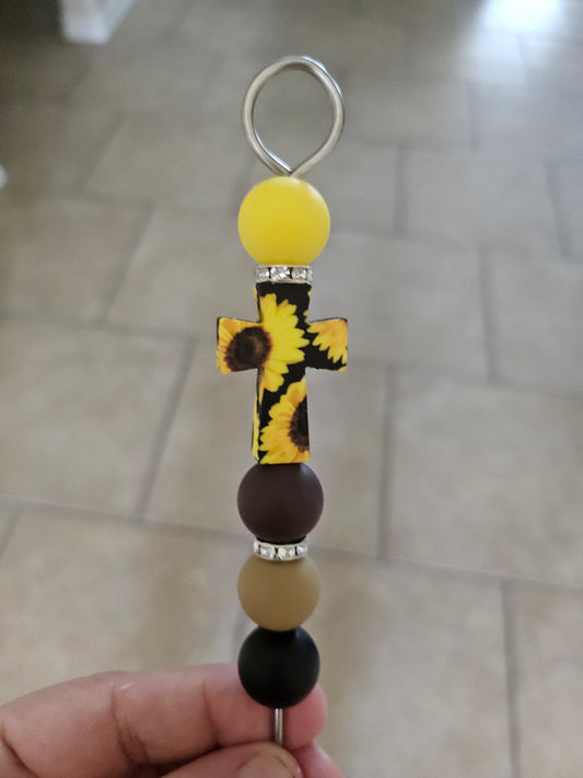 Pokey Tool sunflowers cross