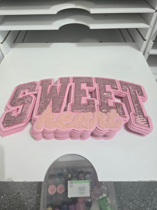 Sweetheart Sequin Patch