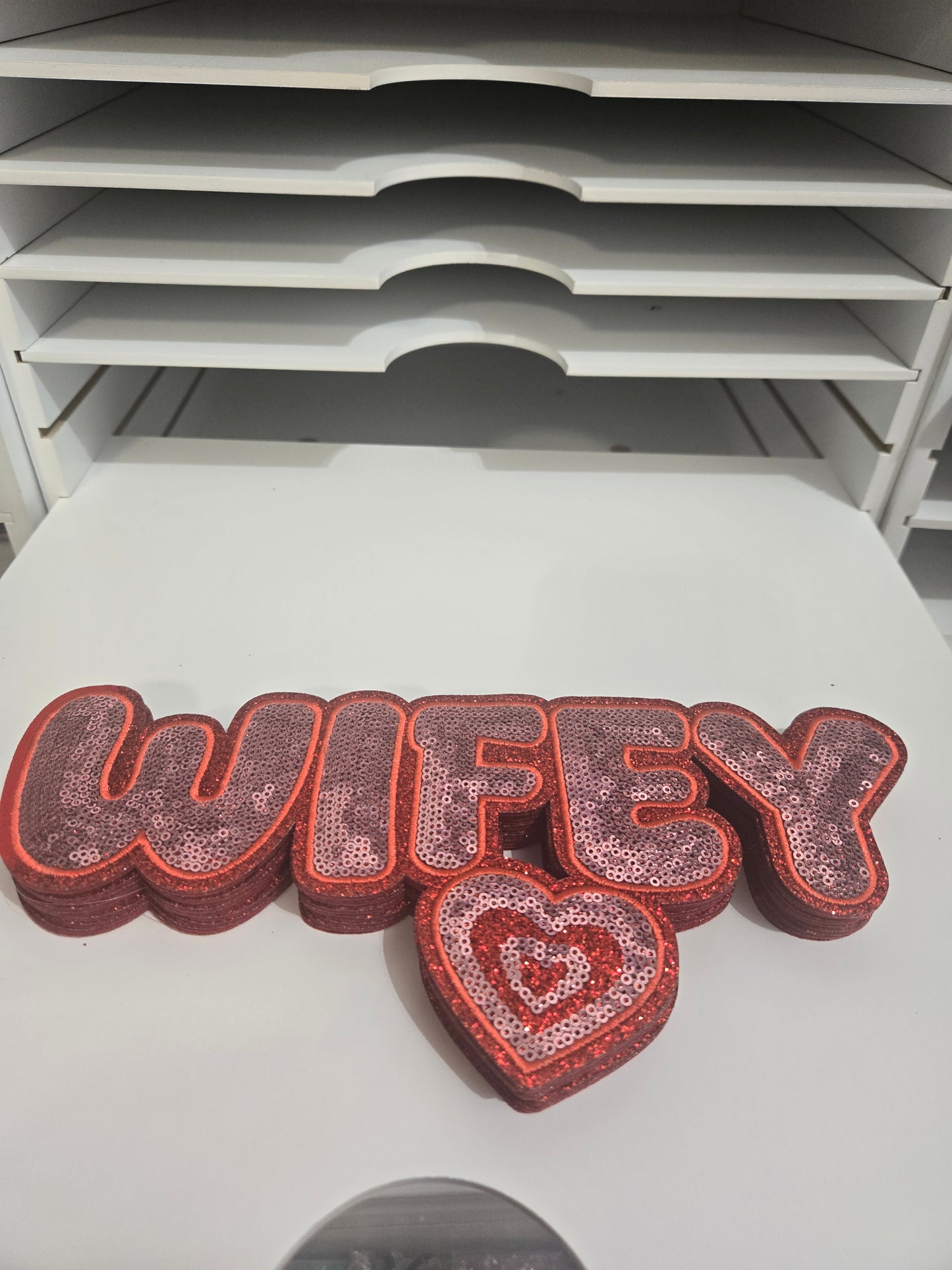 Wifey Sequin Patch