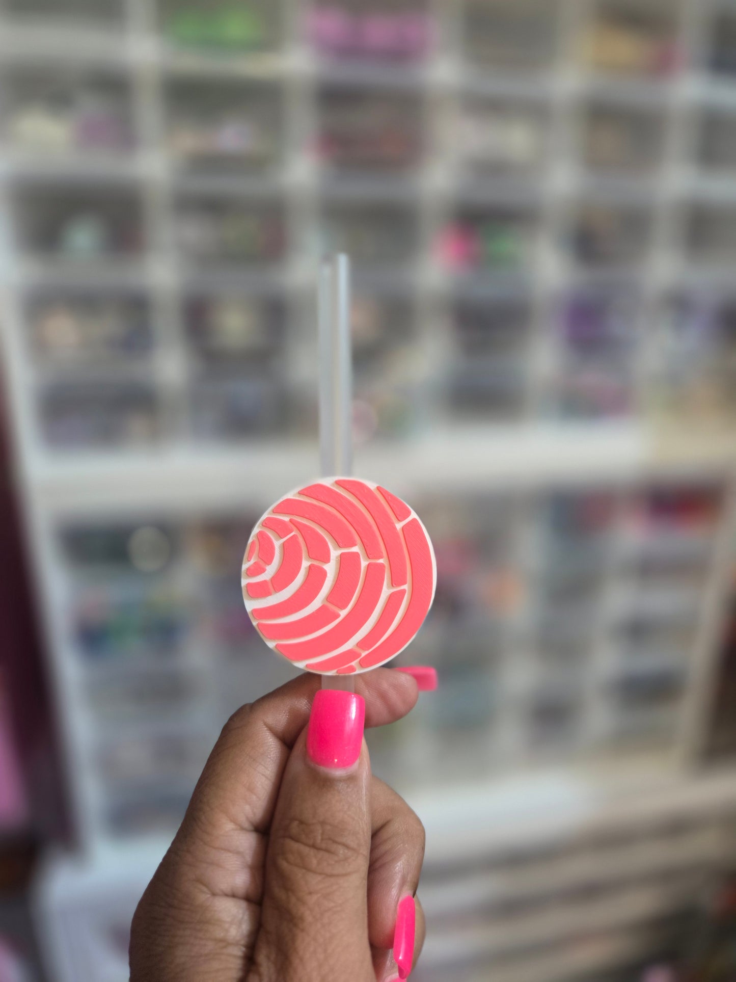 3D Pink n white Concha