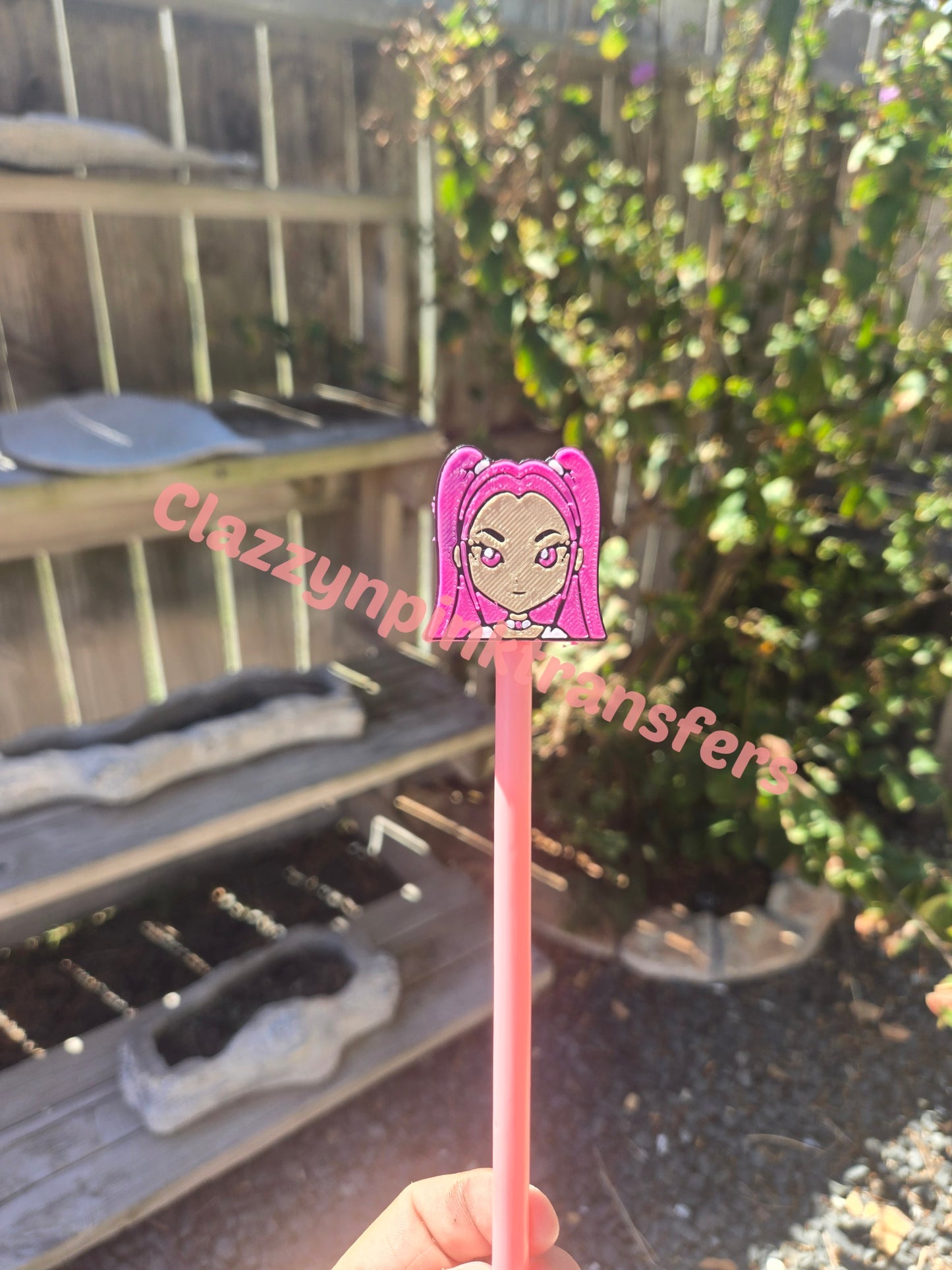 K-Pop Demon Hunters Mira 3D Straw Topper