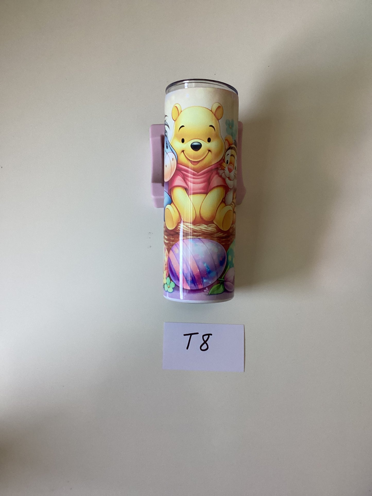 Baby Pooh and Gang 20oz tumbler with lid and straw