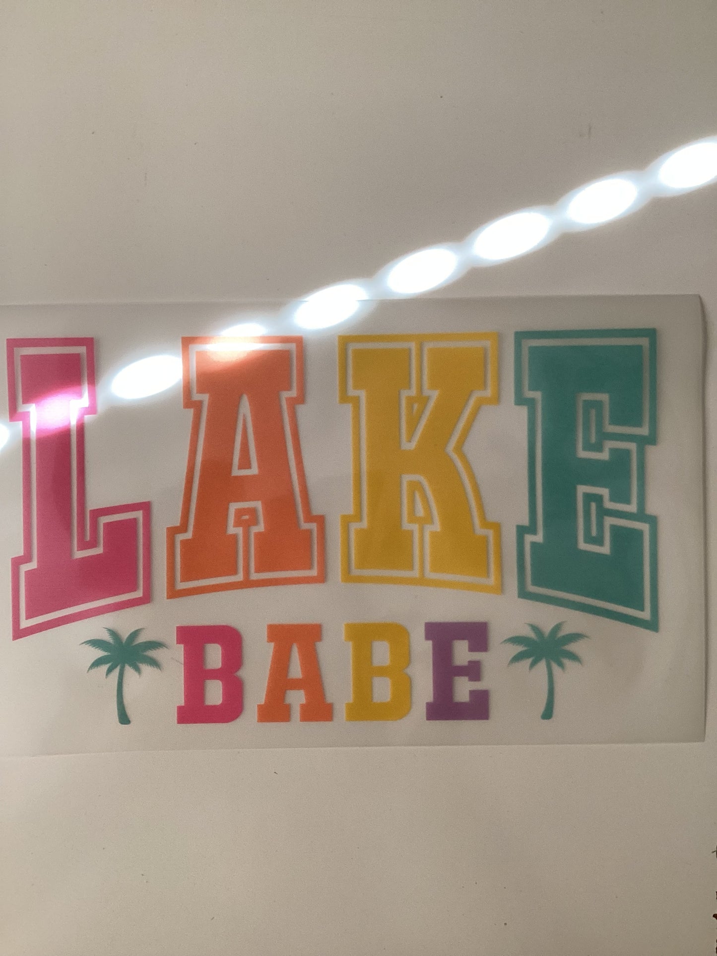 Lake Babe DTF transfer