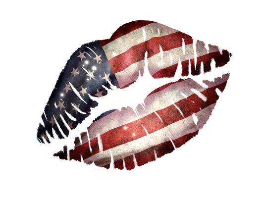4th Of July Lips DTF