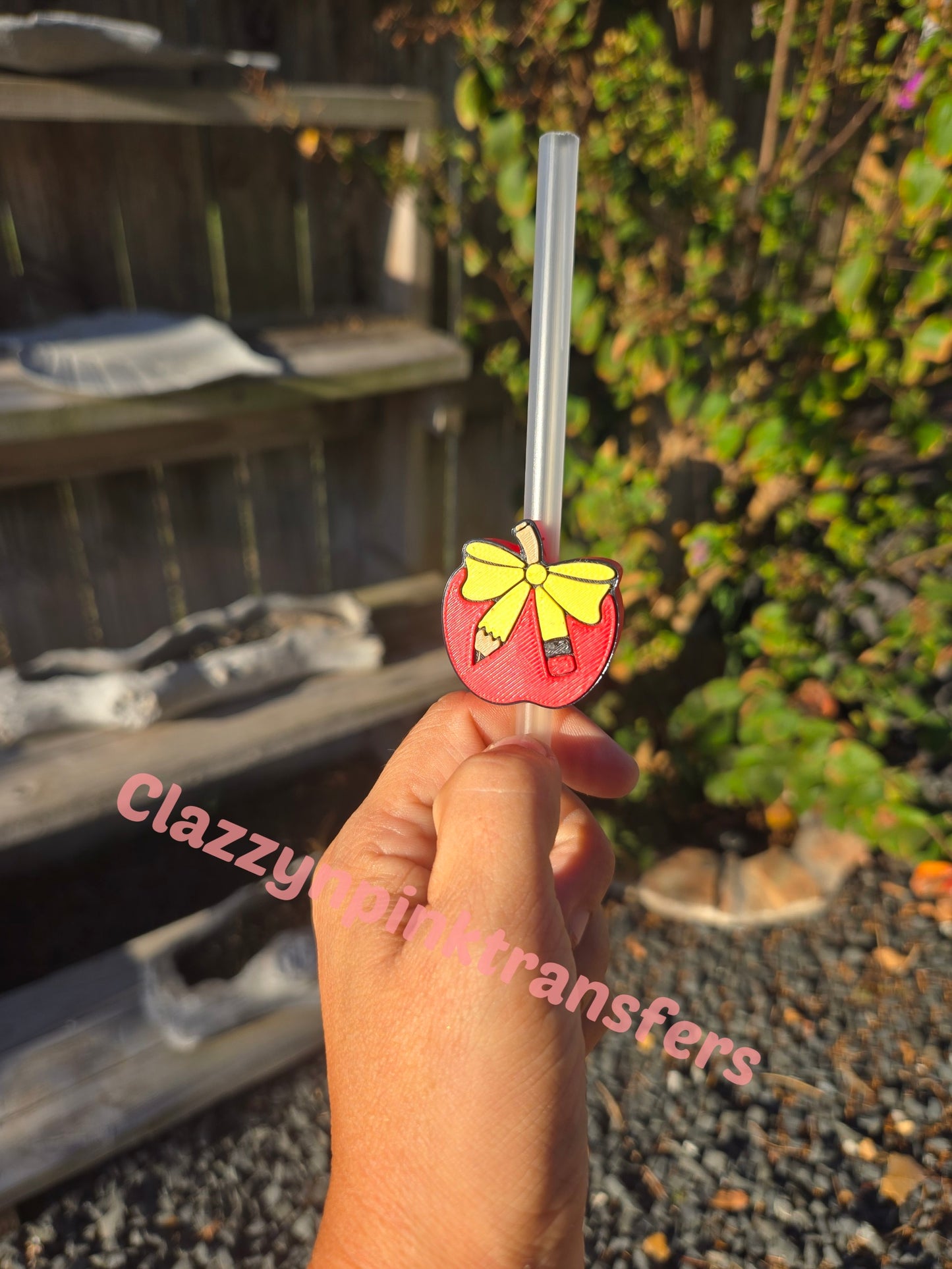 Apple Pencil 3D Straw Topper