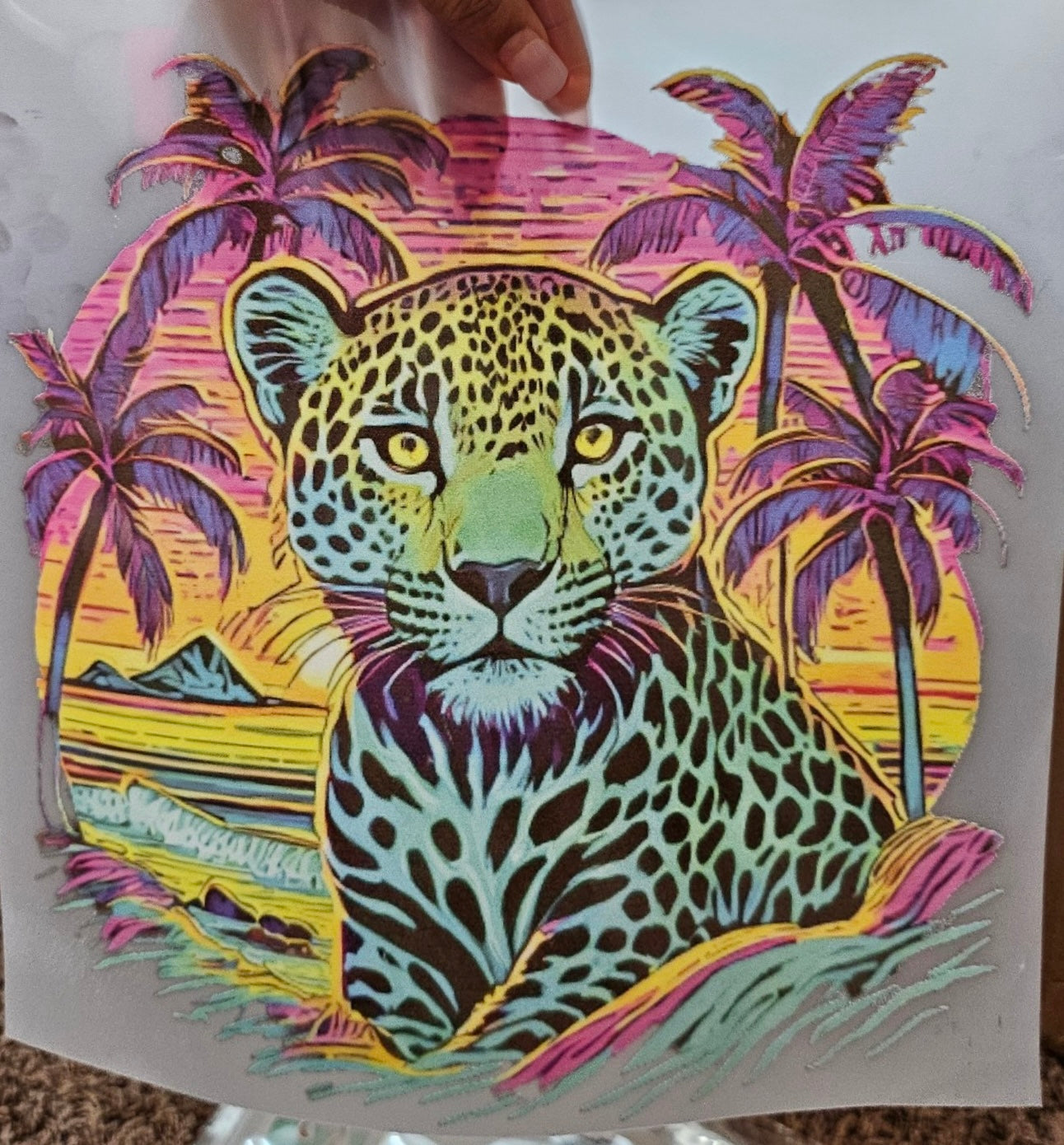 Leopard Sunset DTF