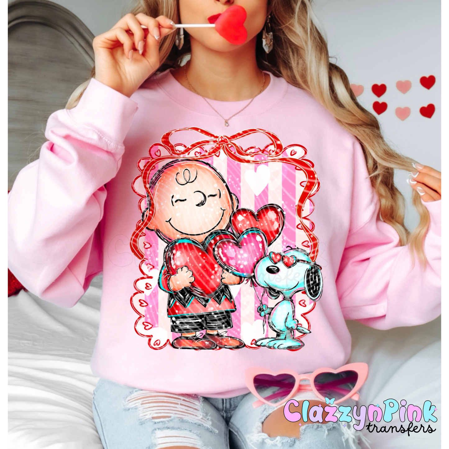 CB Valentine DTF Transfer