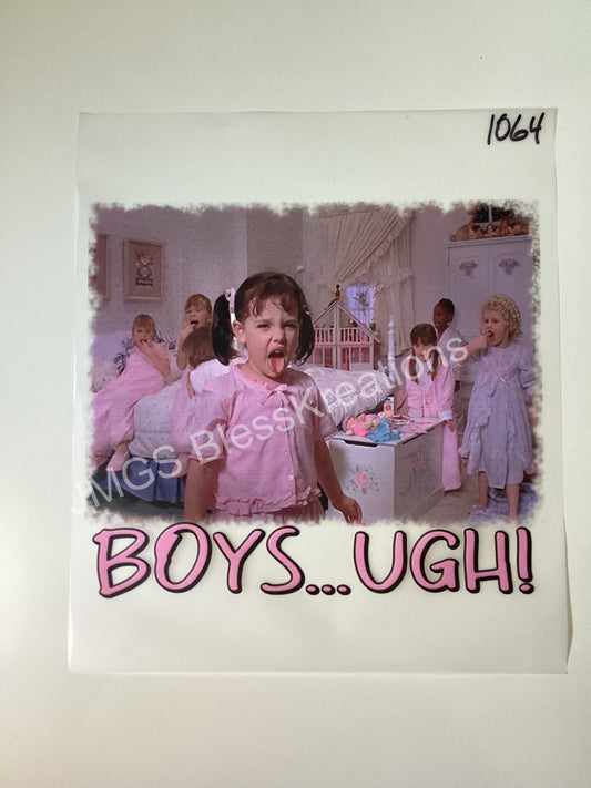 Boys…Ugh