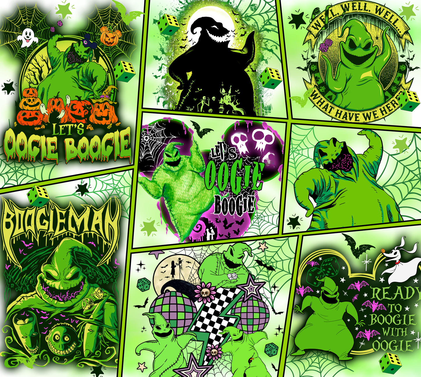 Oogie Boogie 20 oz sublimation Wrap