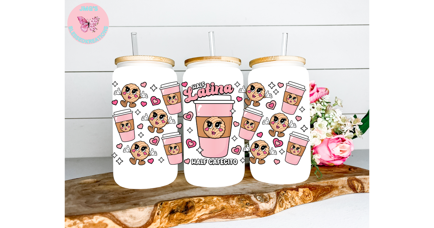 HALF LATINA HALE CAFECITO 16OZ UVDTF WRAP