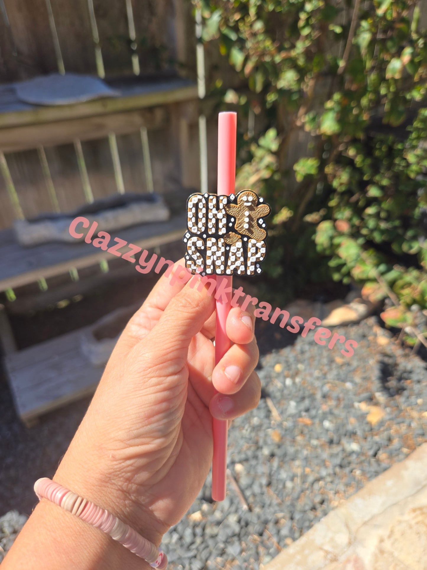 Oh Snap 3D Straw Topper