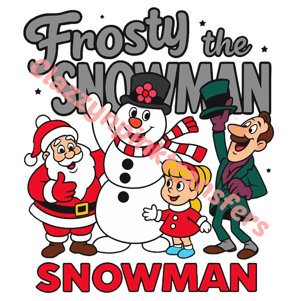 Snowman DTF Transfer