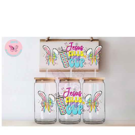 Jesus fills mu cup UVDTF Wrap 16oz