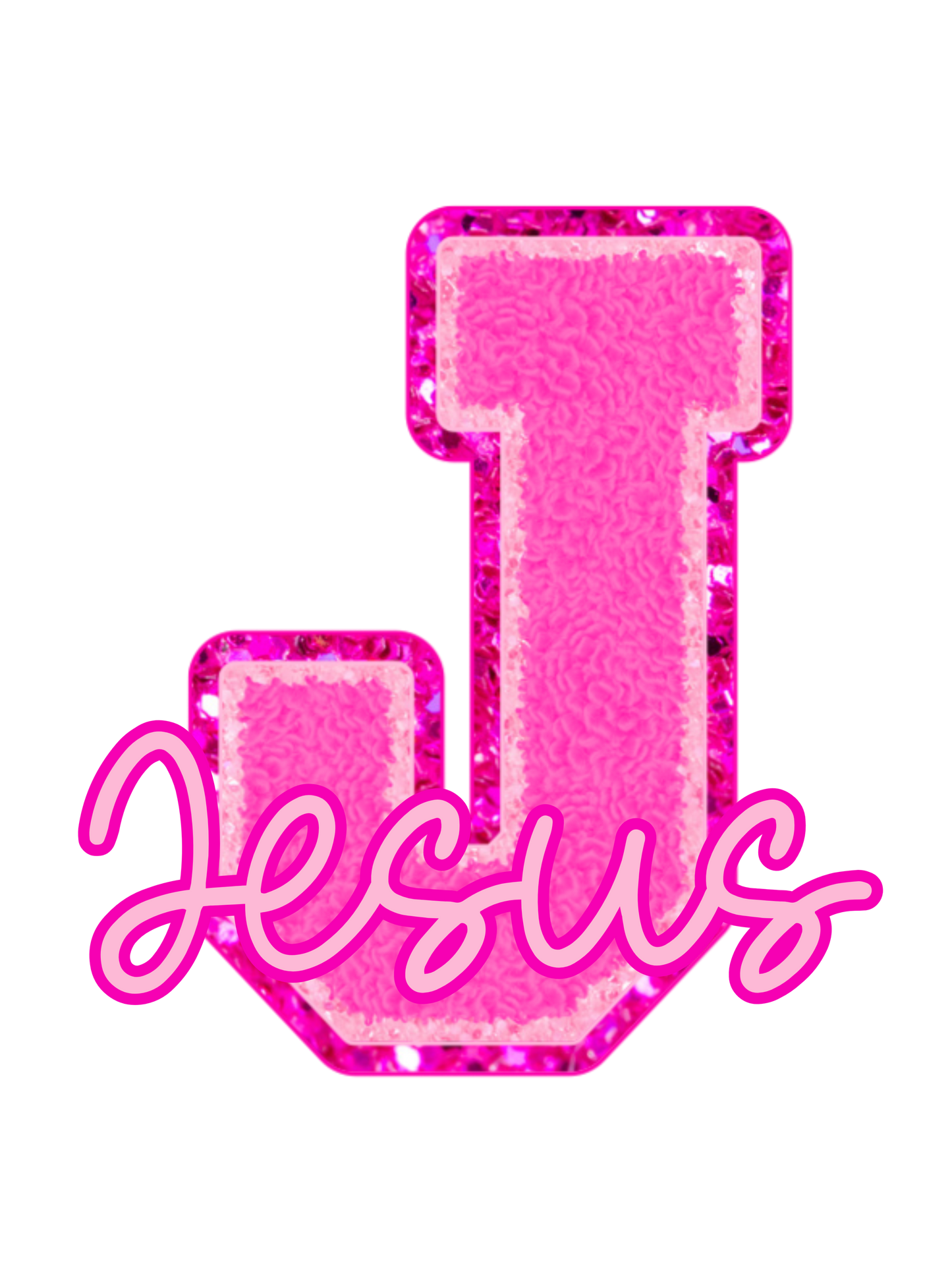 # 1085 Pink Jesus DTF