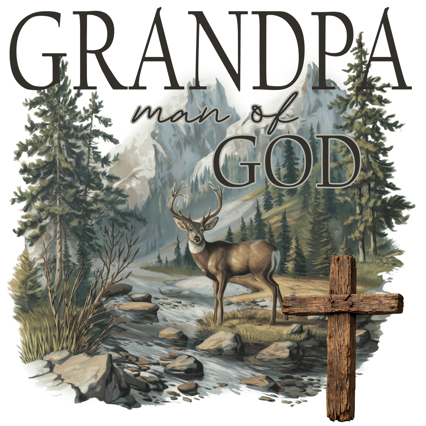 Grandpa Made OF God (DTF)