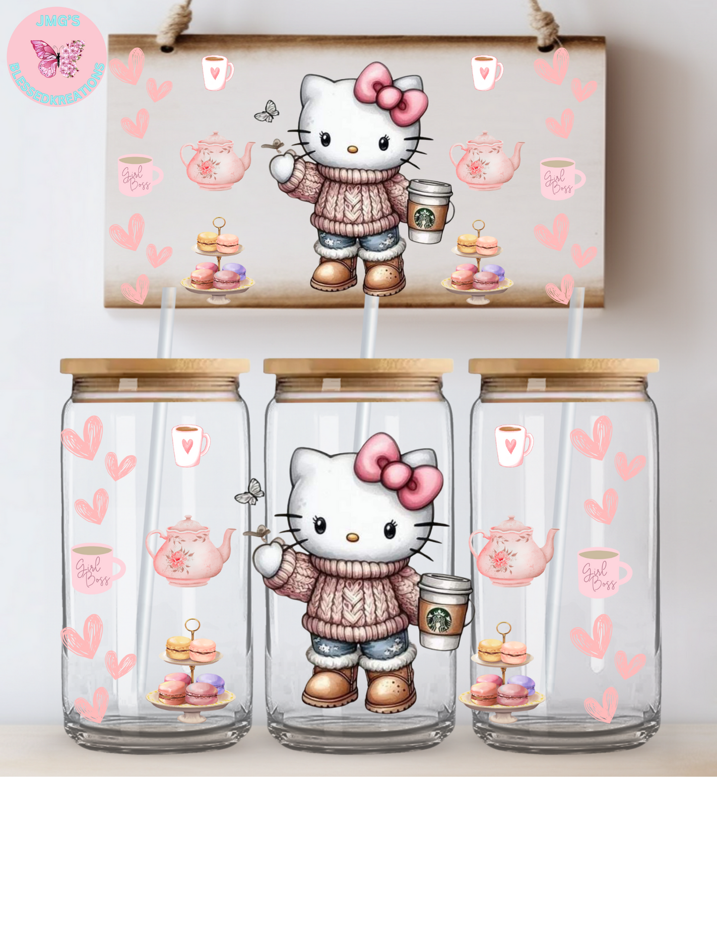 HK TEA PARTY 16OZ UVDTF WRAP