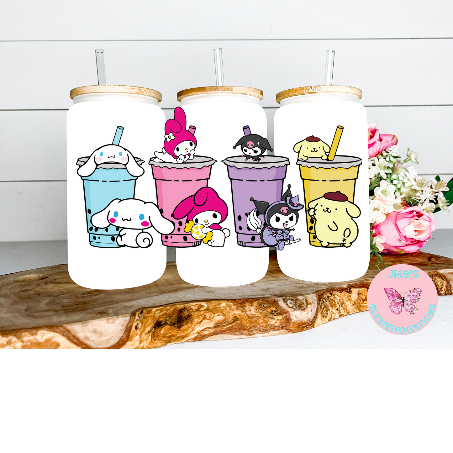 KUROMI AND FREINDS 16OZ UVDTF WRAP