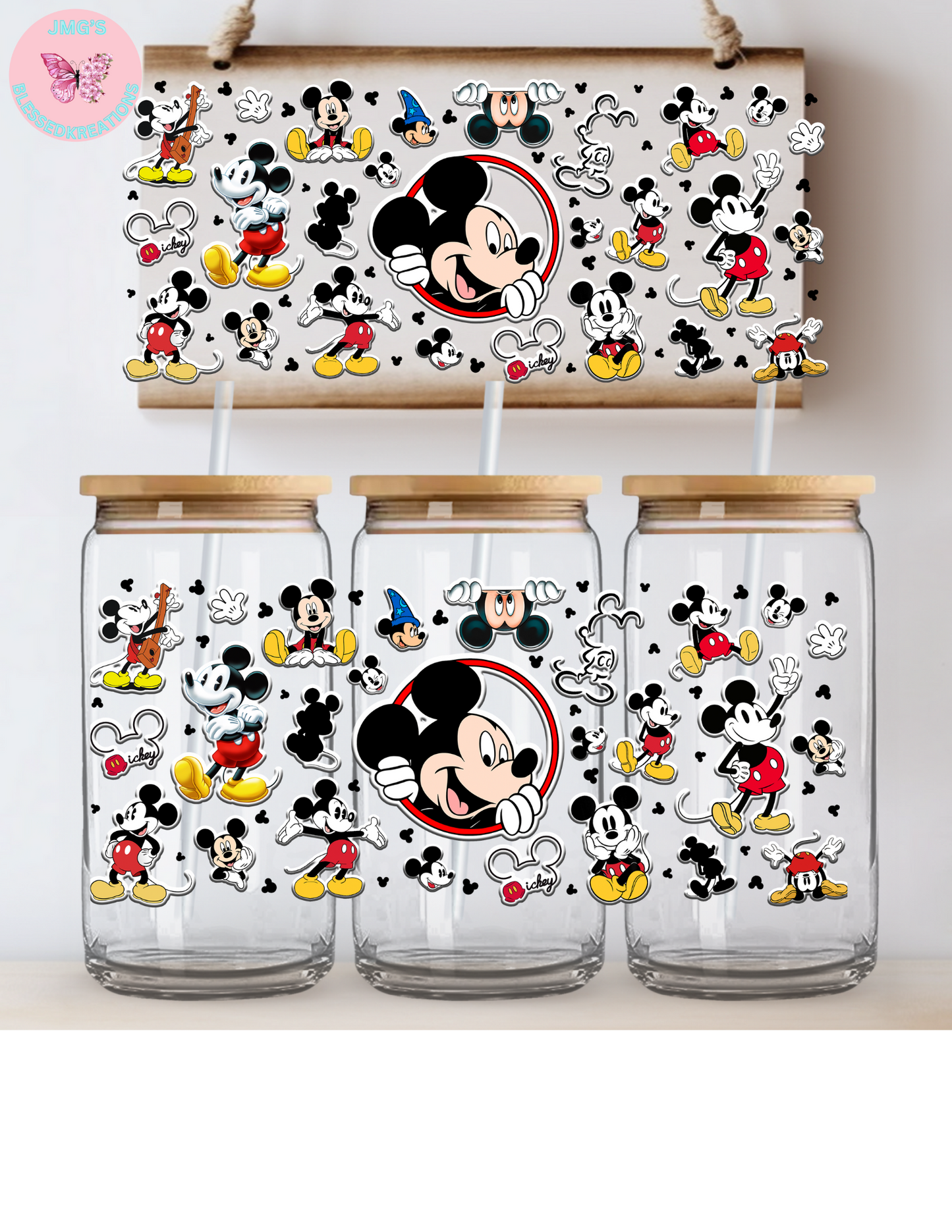 MICKY 16OZ UVDTF WRAP