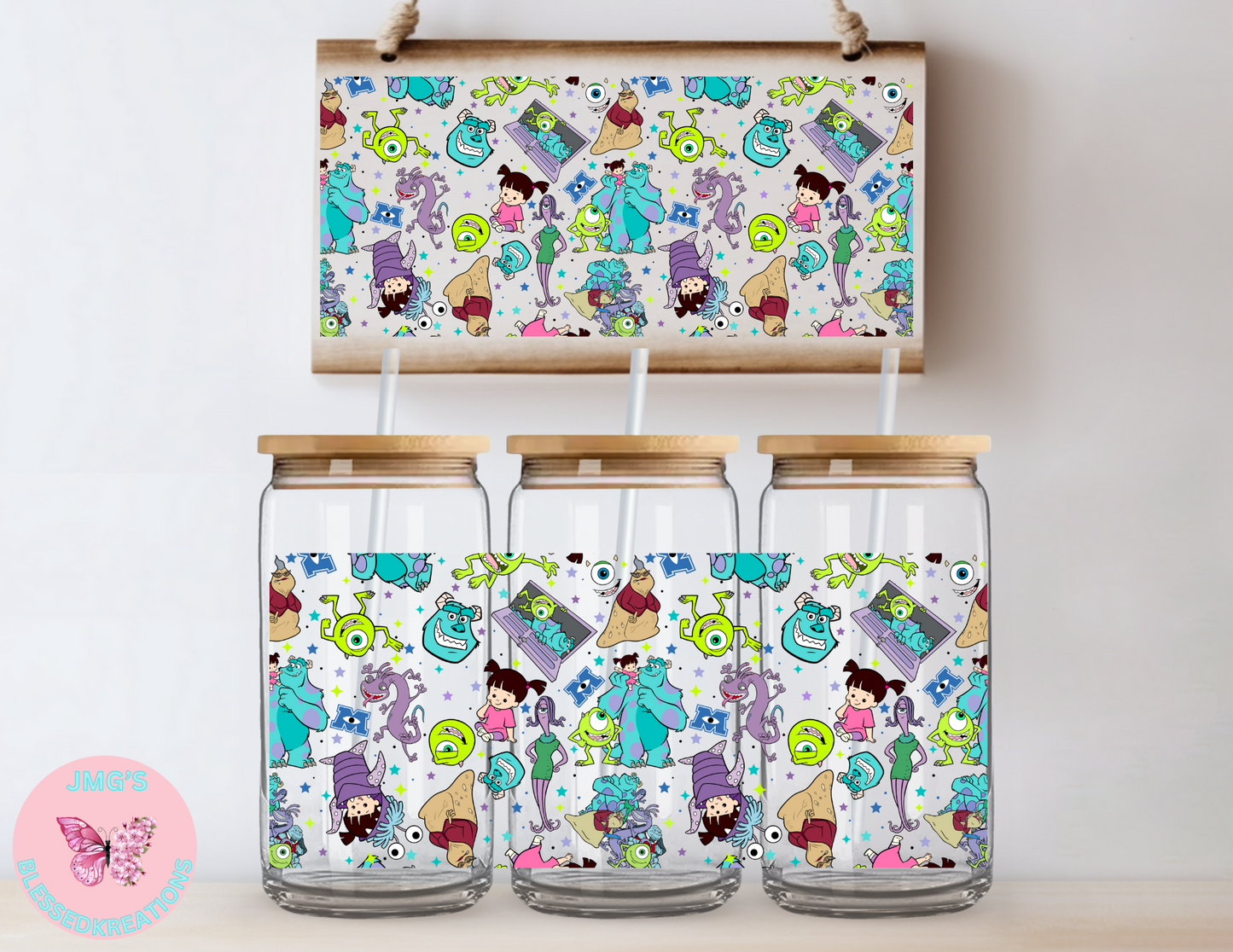 Monsters Inc 16oz UV DTF Wrap