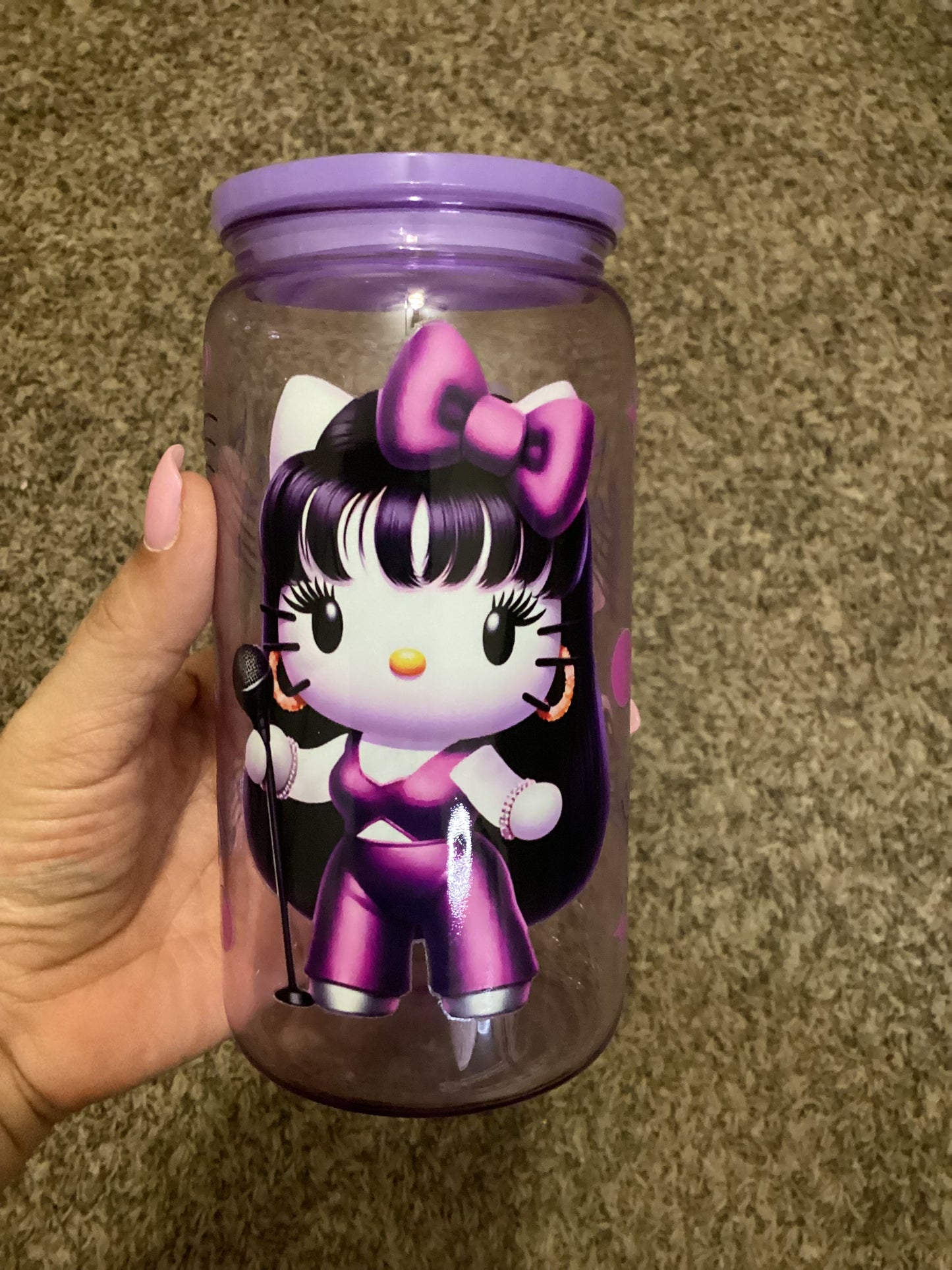 HK singer 16oz acrylic cup