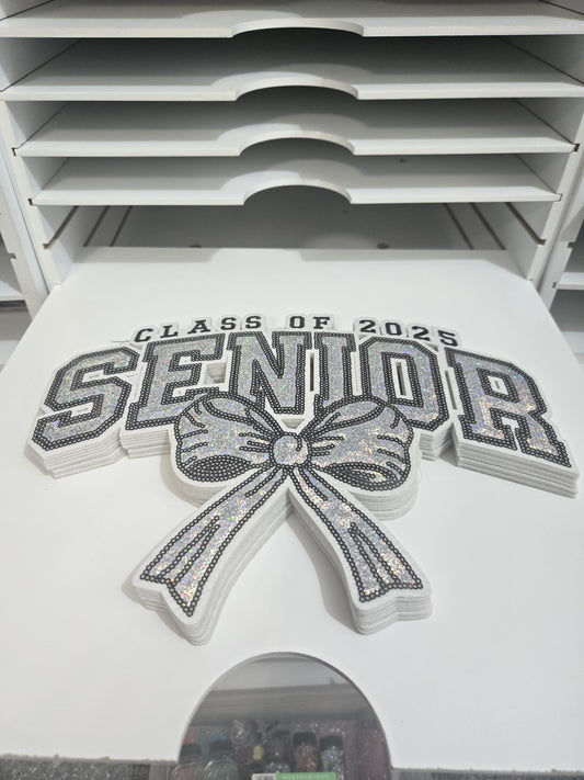 Class Of 2025 Senior Sequin Patch