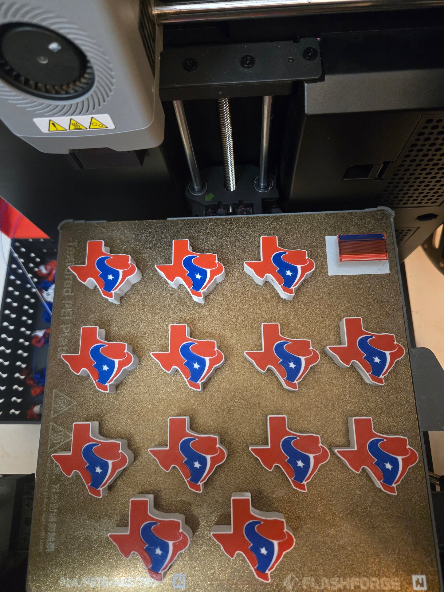 Texans 3D Straw Toppers