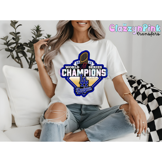 2025 Worls Series Championship DTF Transfer