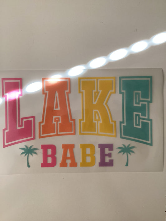 Lake Babe DTF transfer