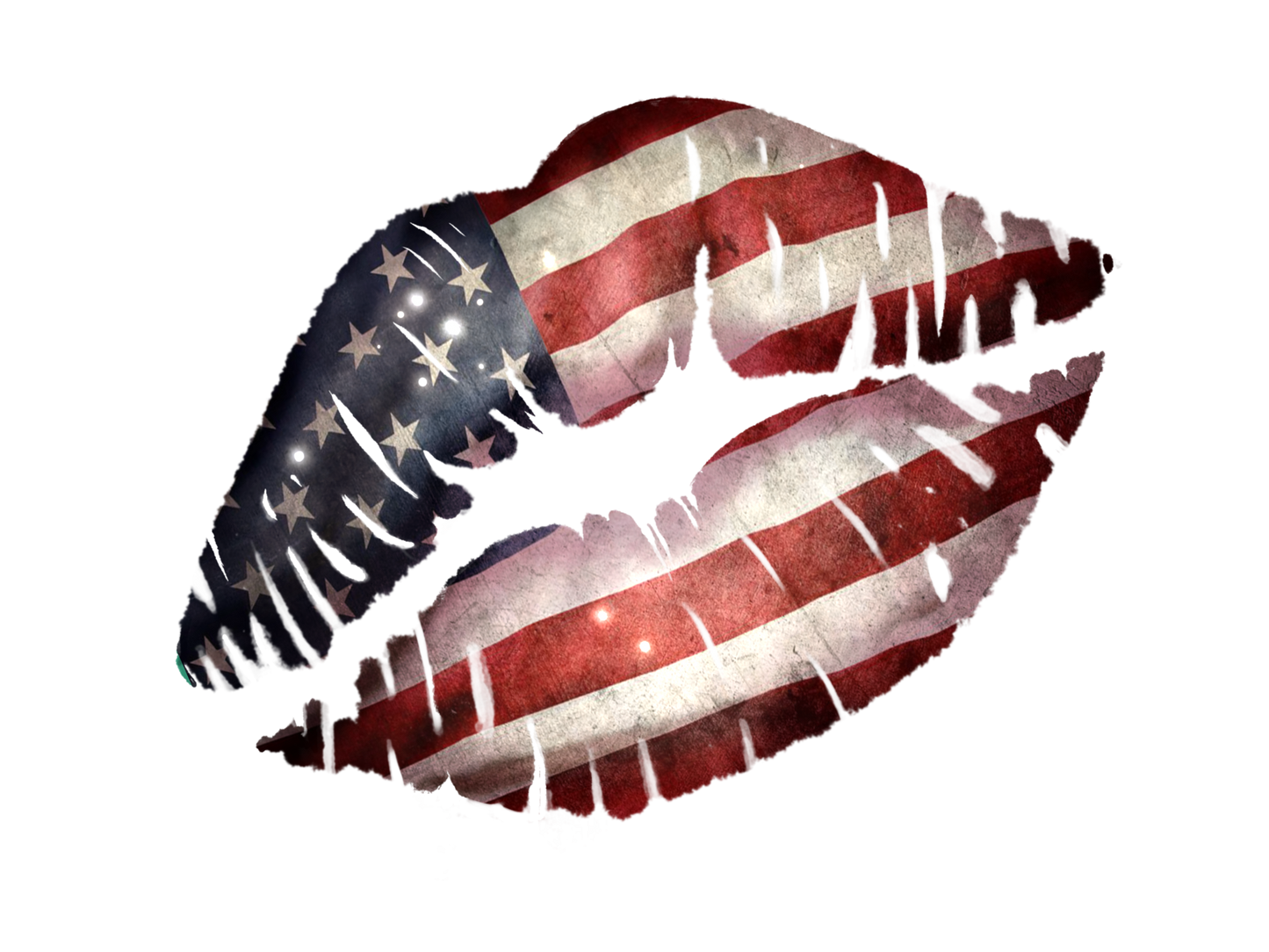4th Of July Lips DTF