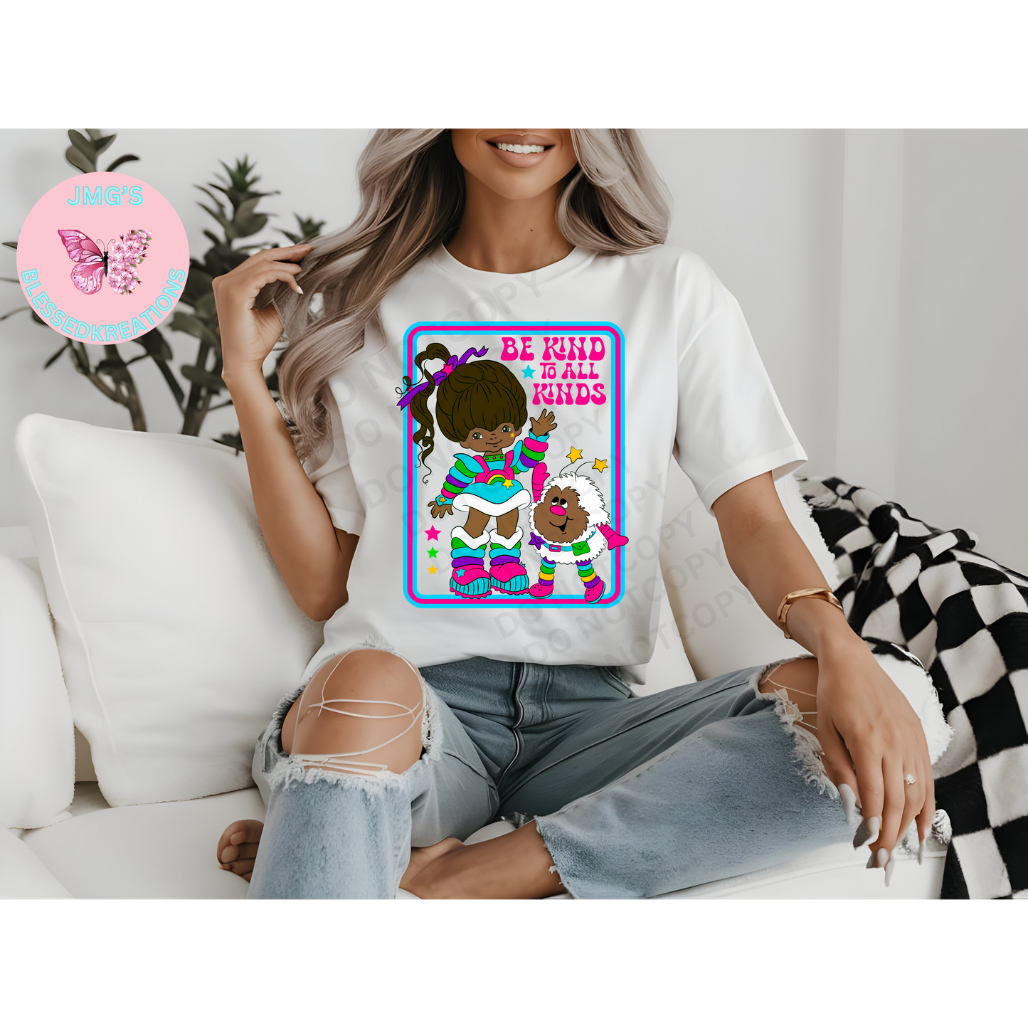 Be Kind to All Kinds African American DTF Transfer