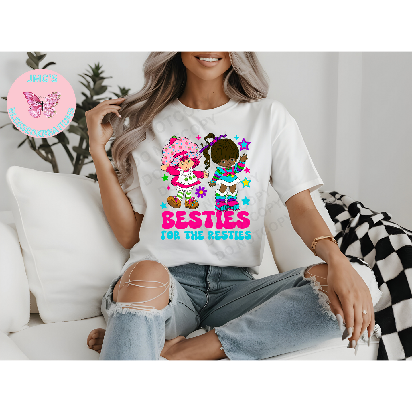 Bestie for the Resties DTF TRansfer