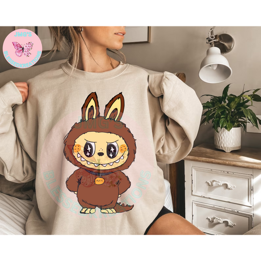 Brown bubu DTF Transfer