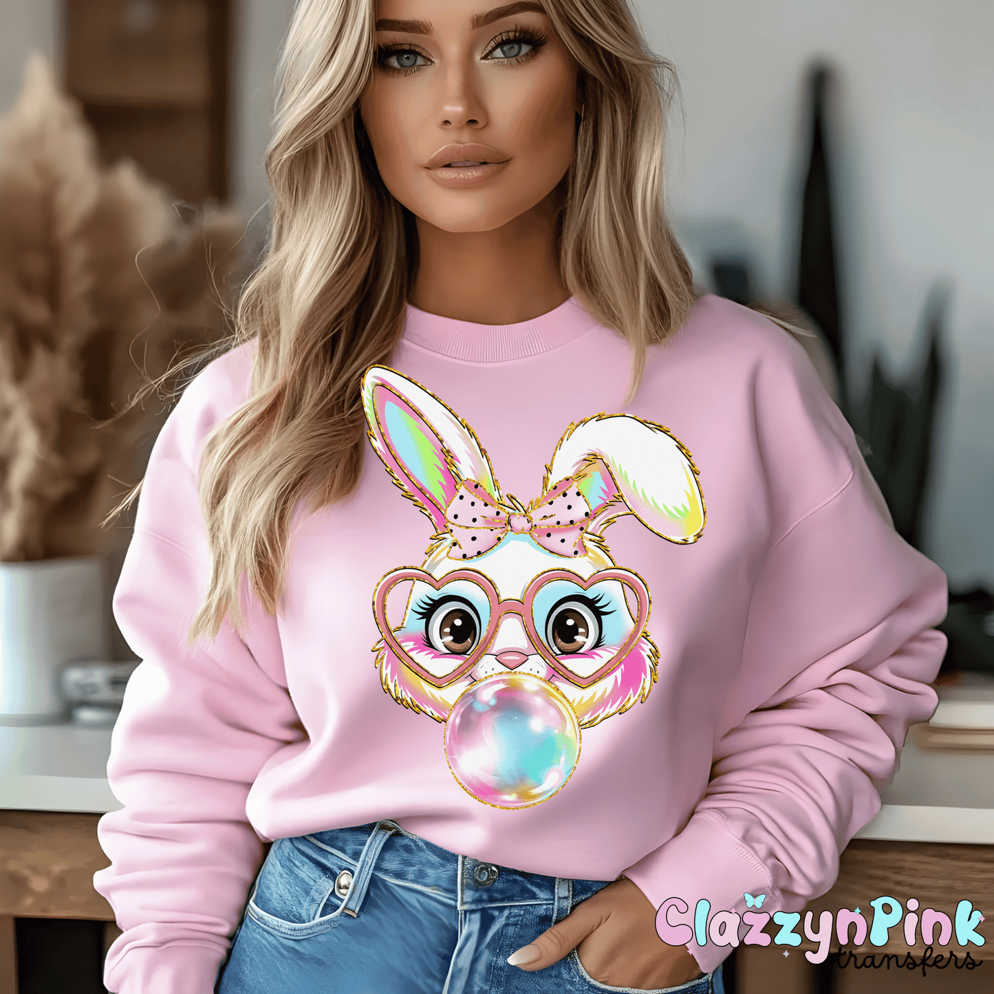 Bunny w/ bubble (DTF)