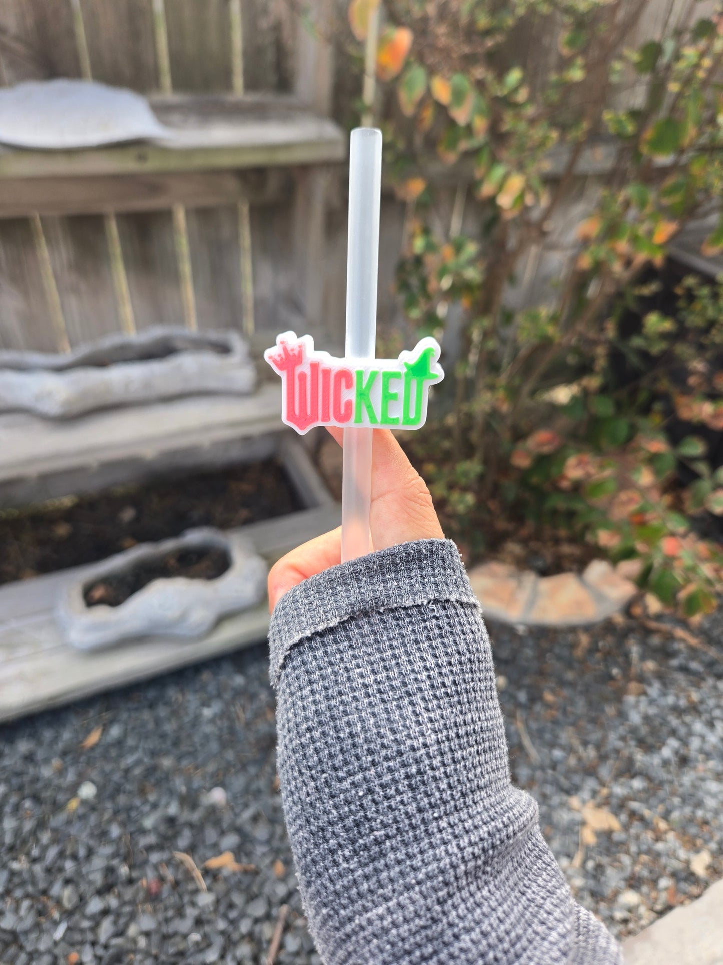 Wicked 3D Straw Topper