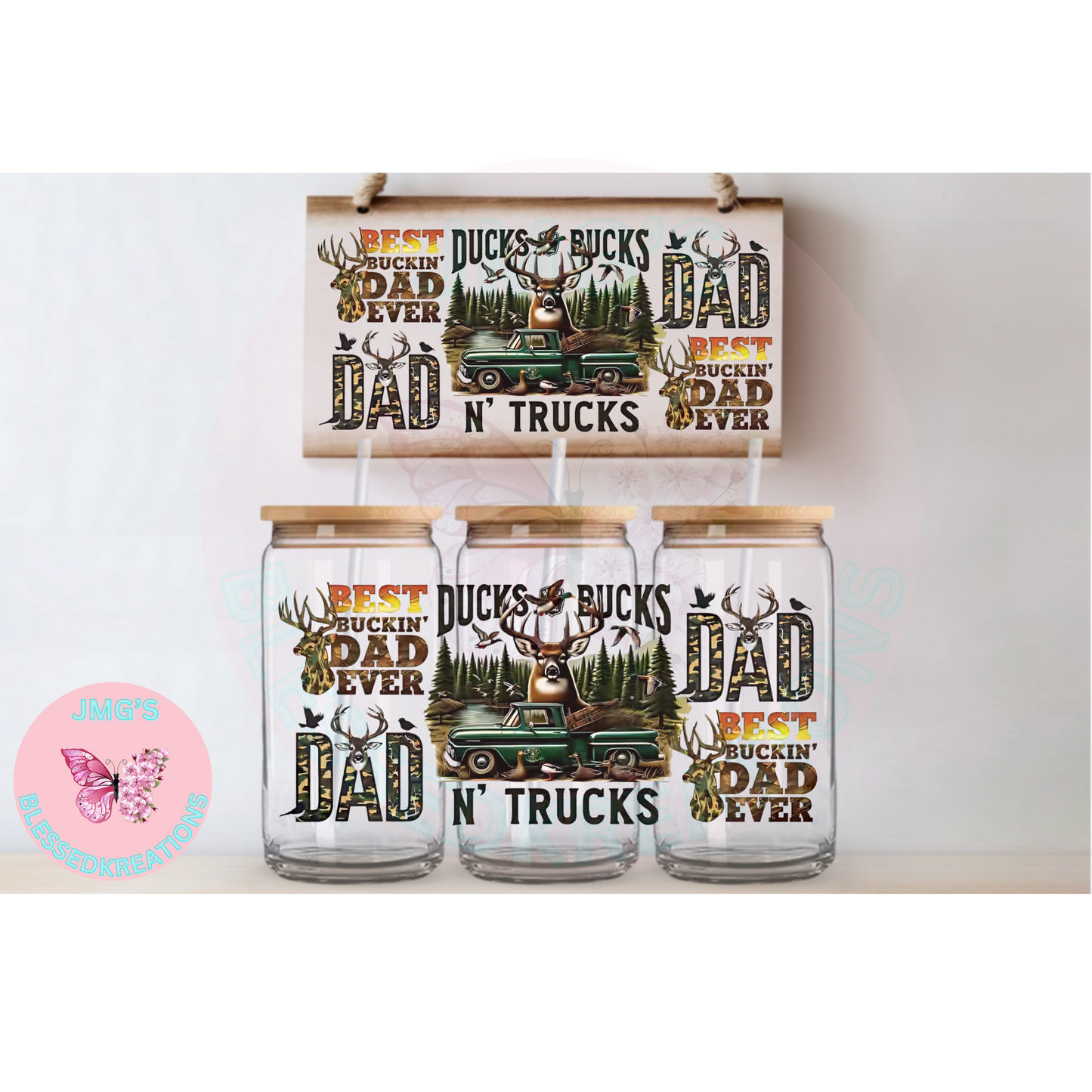 Ducks N Bucks N Trucks 16oz Wrap
