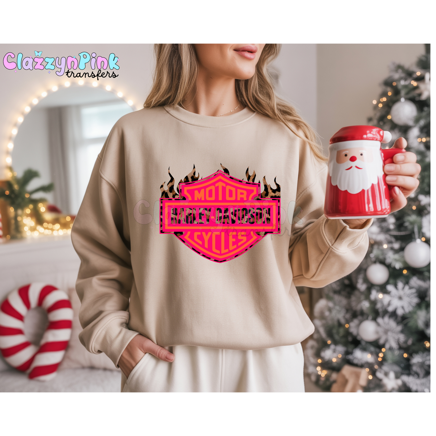 Harley Motorcycle DTF Transfer