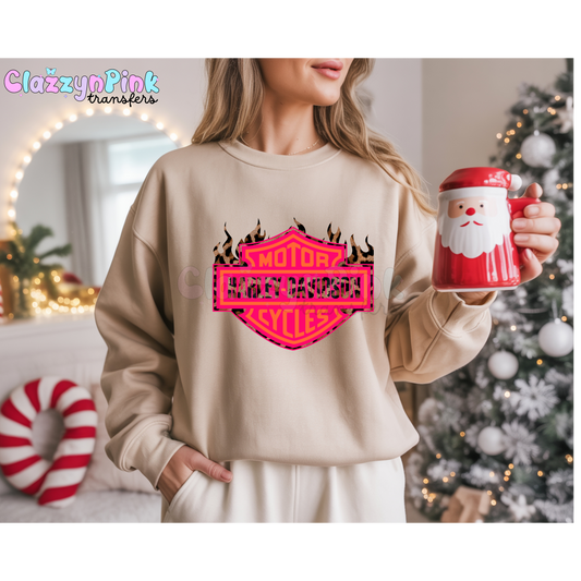 Harley Motorcycle DTF Transfer