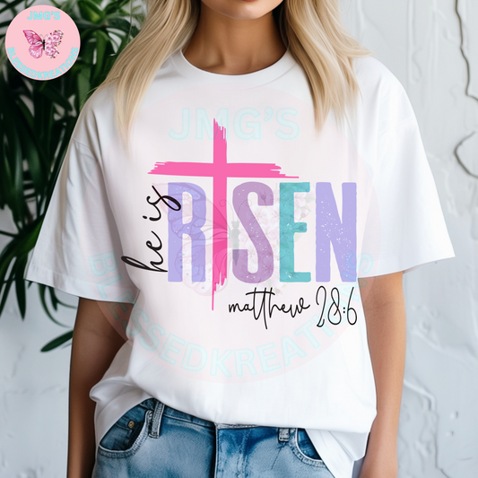 He Is Risen DTF Transfer