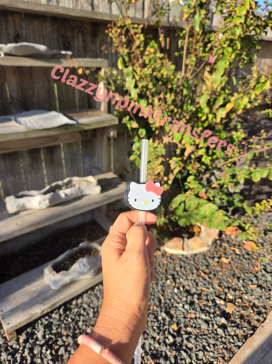 Hello Kitty 3D Straw Topper