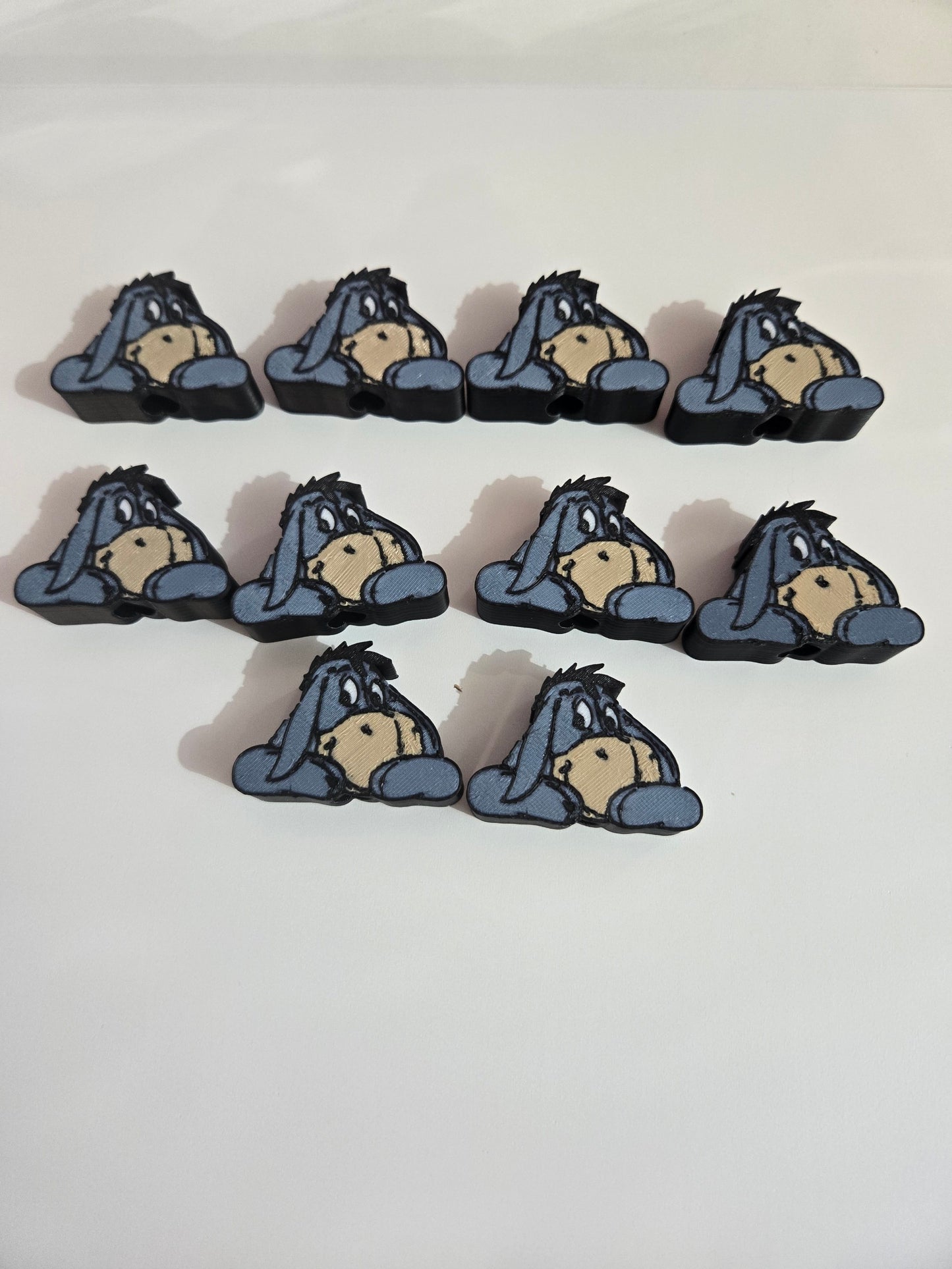 Blue Donkey 3D Straw Topper