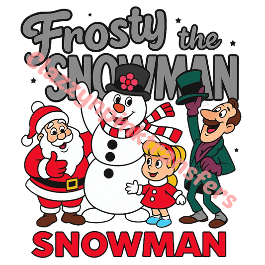 Snowman DTF Transfer