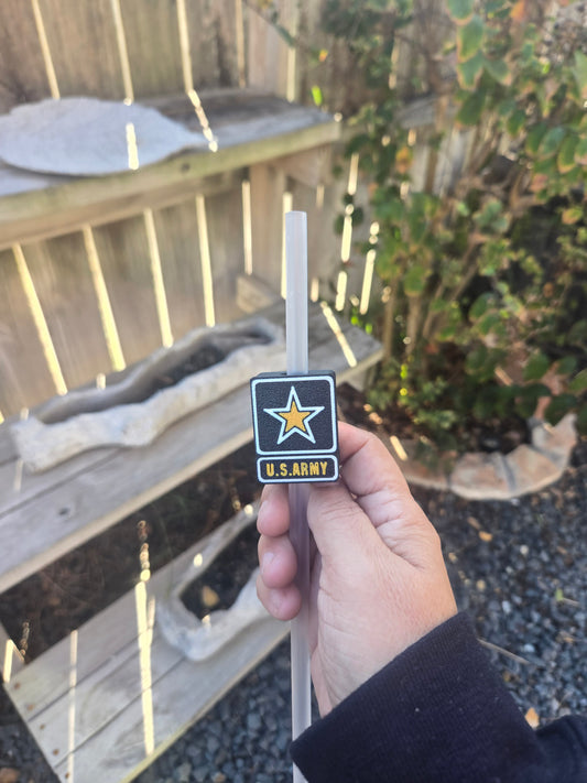 Army 3D Straw Topper