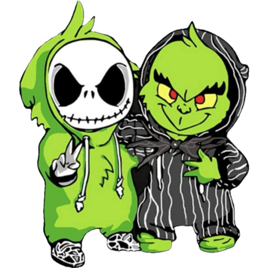 Green Alien & Friend