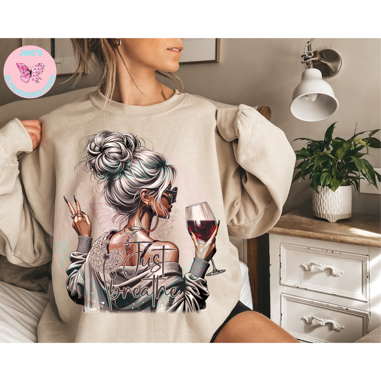 Just Breath DTF Transfer