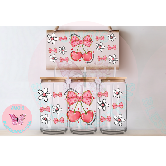 Love you cherry  much UVDTF Wrap 16oz