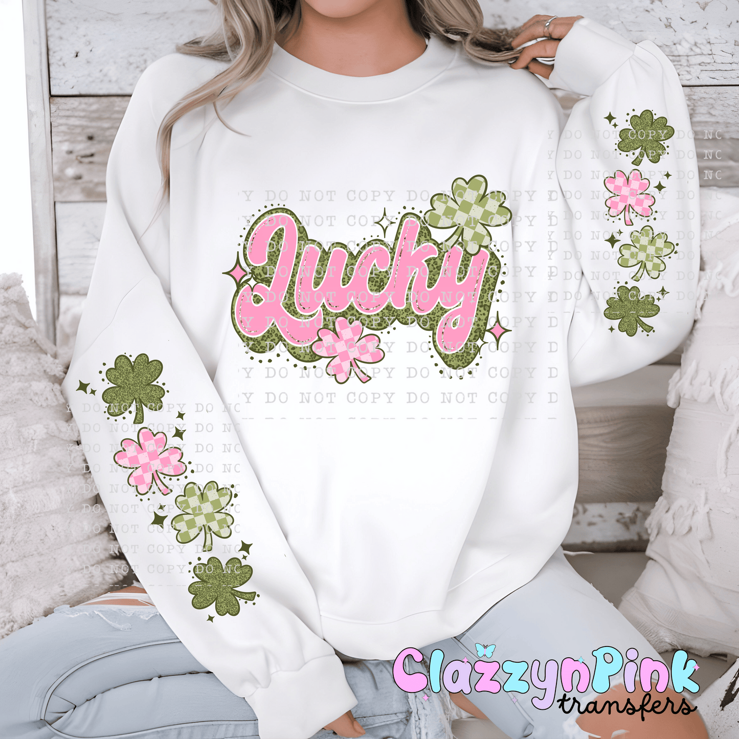 Lucky w/sleeves (DTF)