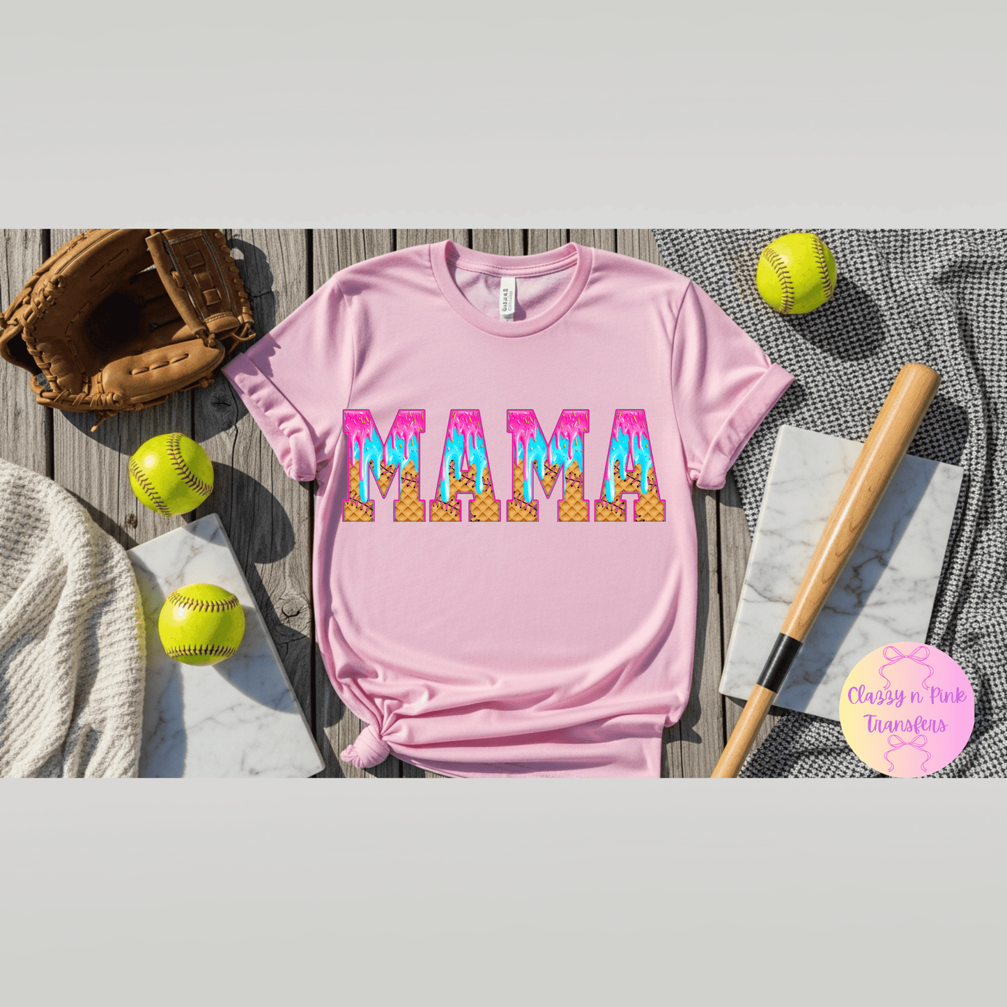 Pink Mama Drip (DTF Transfer)