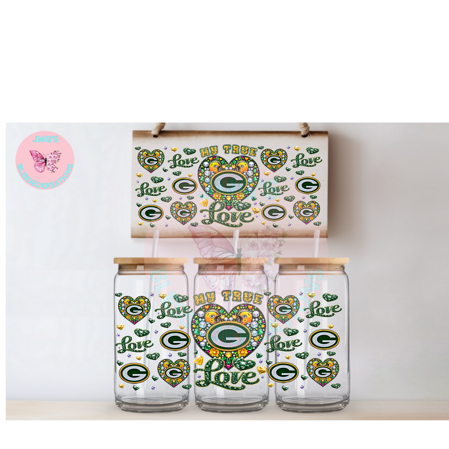 My true love packers UVDTF Wrap 16oz