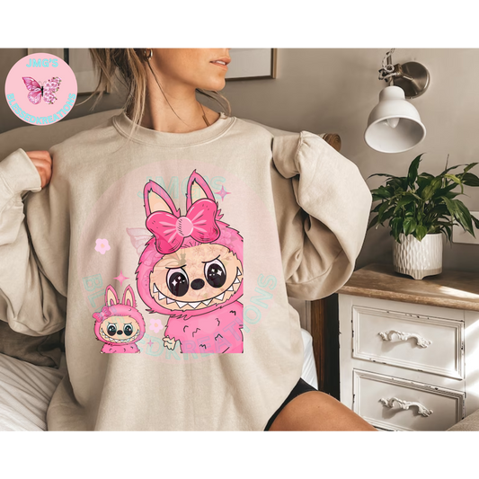 Pink bubu DTF Transfer